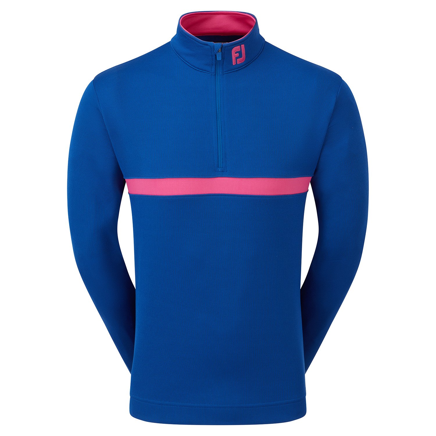 FootJoy Inset Stripe Chill-out Zip Neck Golf Sweater