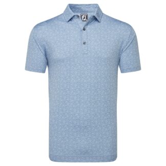 FootJoy Painted Floral Lisle Golf Polo Shirt