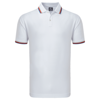 FootJoy Solid Golf Polo Shirt with Trim