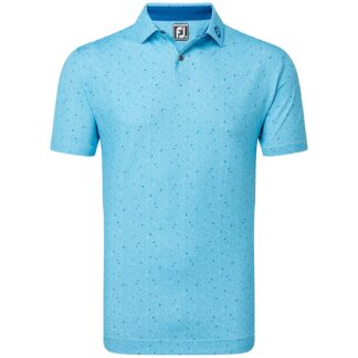 FootJoy Tweed Texture Self Collar Golf Polo Shirt