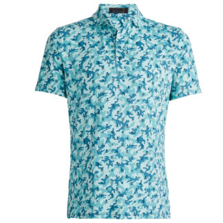 G/FORE Mapped Icon Camo Tech Golf Polo Shirt