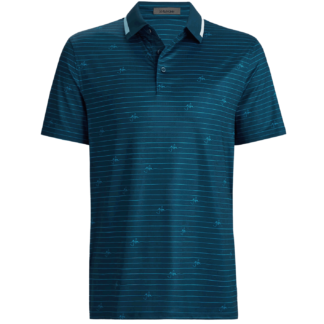 G/FORE Script Stripe Tech Golf Polo Shirt