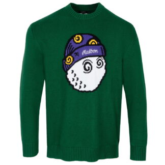 Malbon Wiz Crew Neck Knit Sweater
