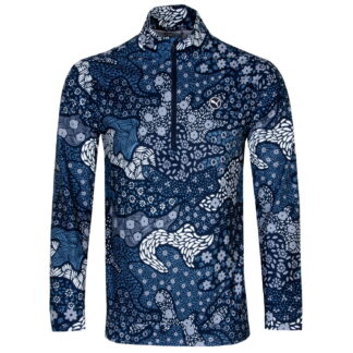 PUMA Cloudspun Bloom Zip Neck Golf Sweater
