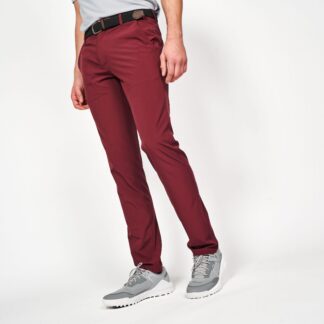 Men's Golf Trousers - Ww500 Burgundy