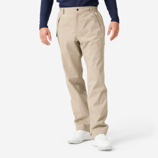 M Golf Waterproof Rain Trousers - Rw500 Beige