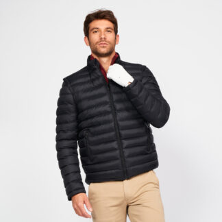 Men's Golf Long Sleeve Down Jacket - Cw900 Heatflex Black